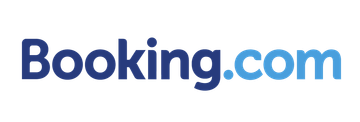 Booking.com logo in blue text on a white background