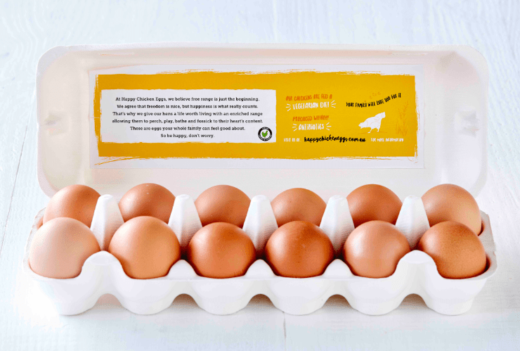 Brand, Pack & Website Design & Launch - Happy Chicken Eggs | Sydney