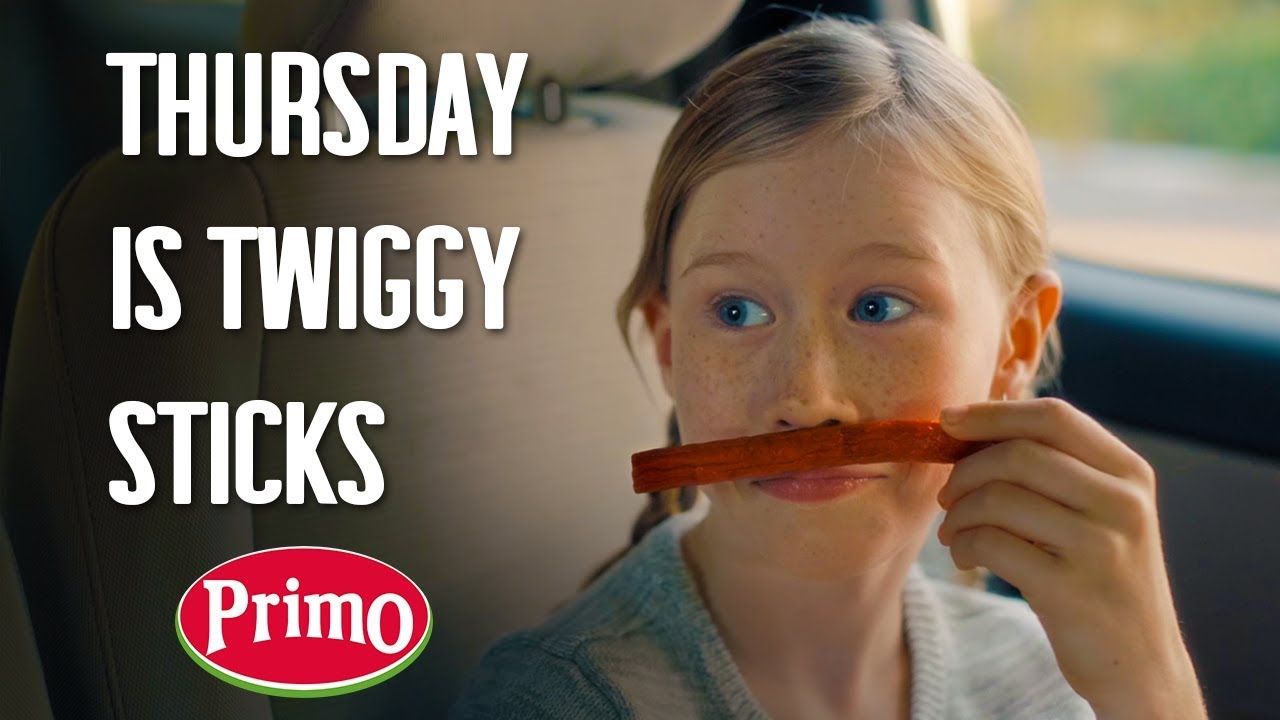 Thursday is Twiggy Sticks Primo ad