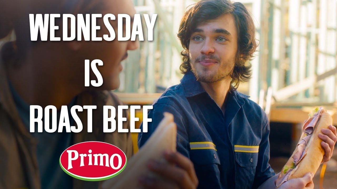 Monday is roast beef Primo ad