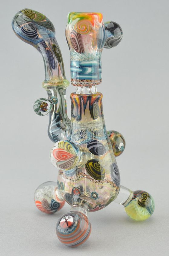 glass piece of cannabis