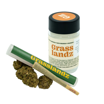 Jar and pre-roll labeled 