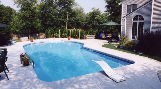 House Custom Backyard Pool — Pittstown, NJ — Advantage Pools