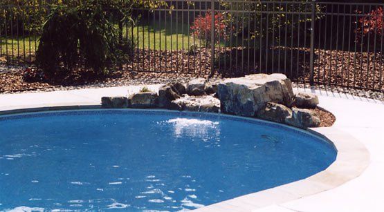 Pool With Waterfall — Pittstown, NJ — Advantage Pools