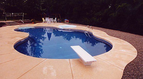 Pool With Jumping Ledge — Pittstown, NJ — Advantage Pools