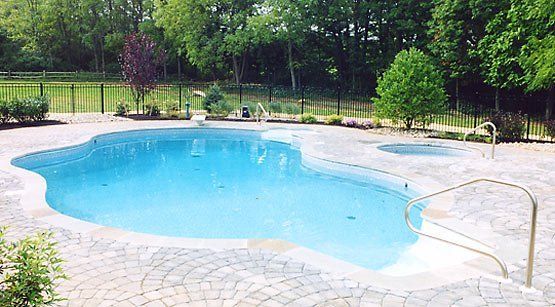 Custom Shape Pool — Pittstown, NJ — Advantage Pools