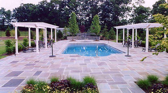 Swimming Pool With Patio — Pittstown, NJ — Advantage Pools