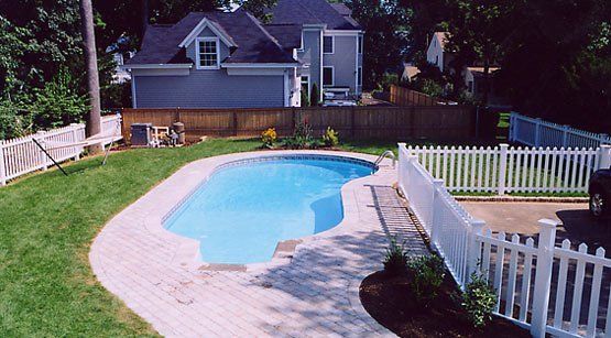 Grass And Trees Next To Swimming Pool — Pittstown, NJ — Advantage Pools