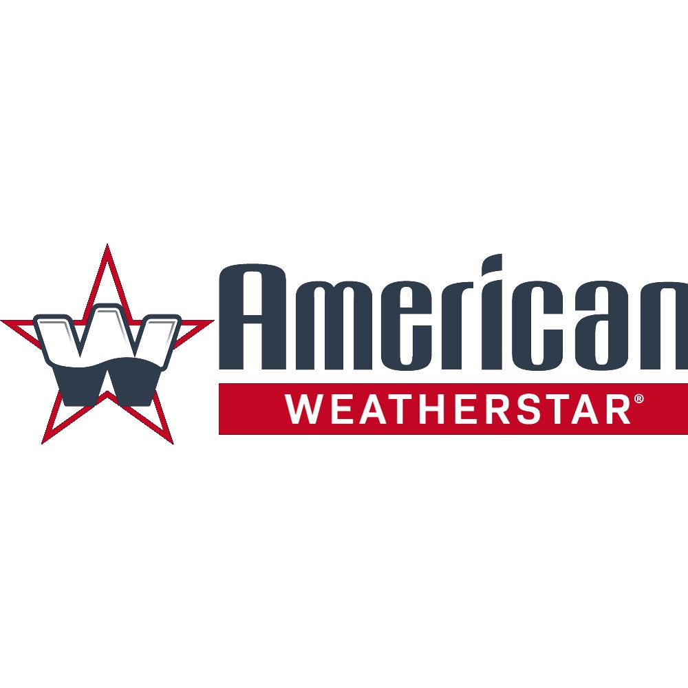 American Weatherstar logo featuring a star, sunglasses, and company name.