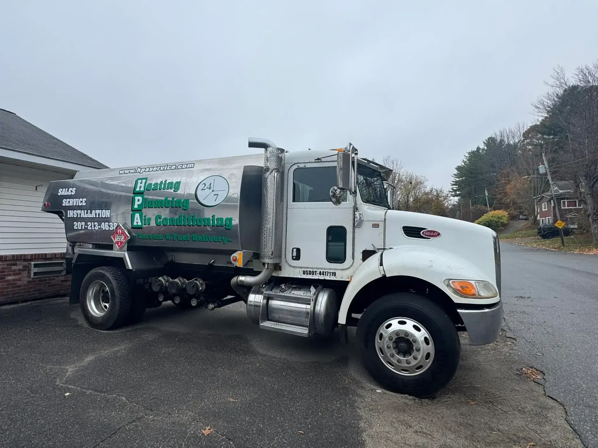 HPA Services Fuel Oil Delivery Truck
