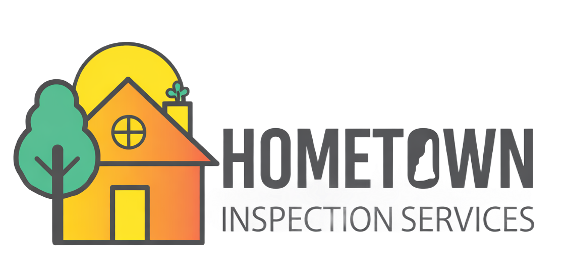 House with tree and sun. The logo for Hometown Efficiency.