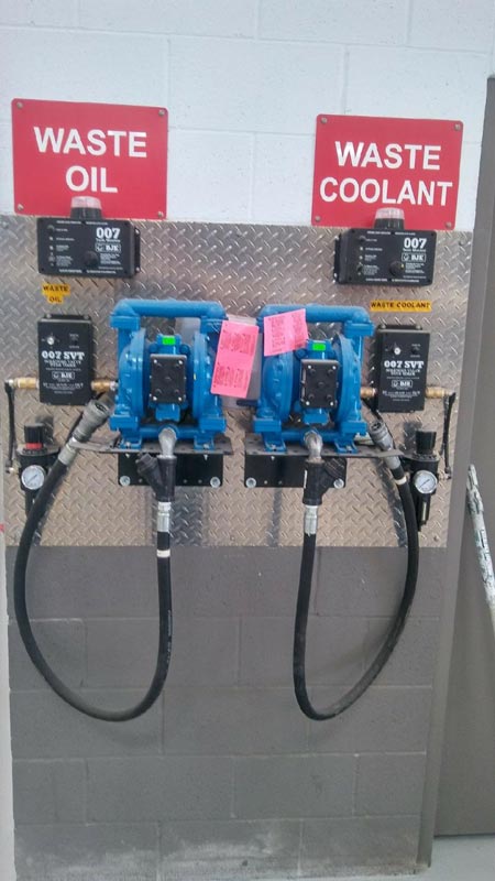 Waste Oil and Waste Coolant Equipment — North Hollywood, CA — Airdraulics Inc.