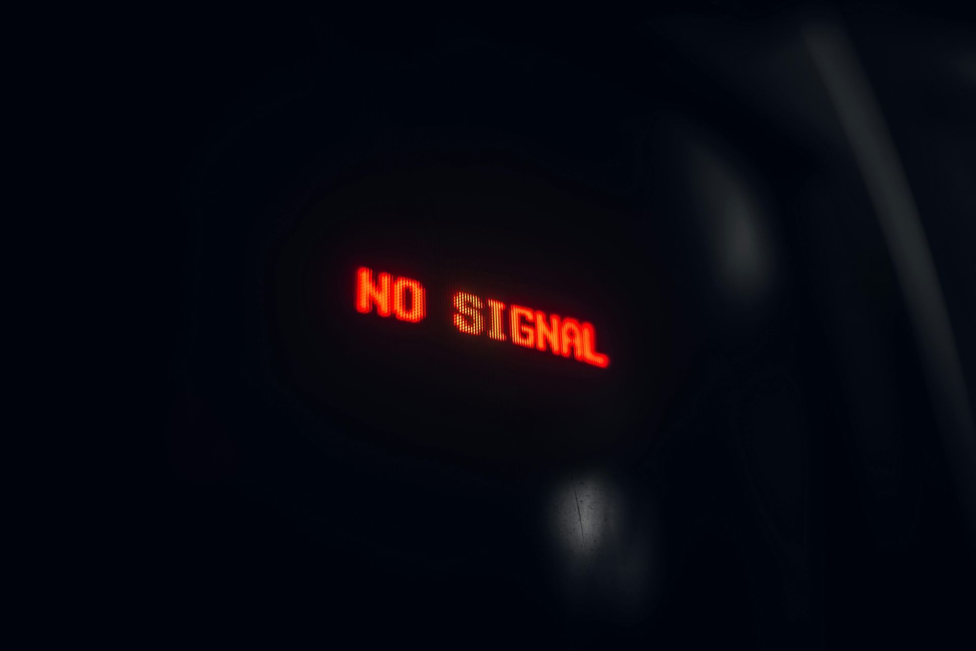 Boiler control panel display warning light