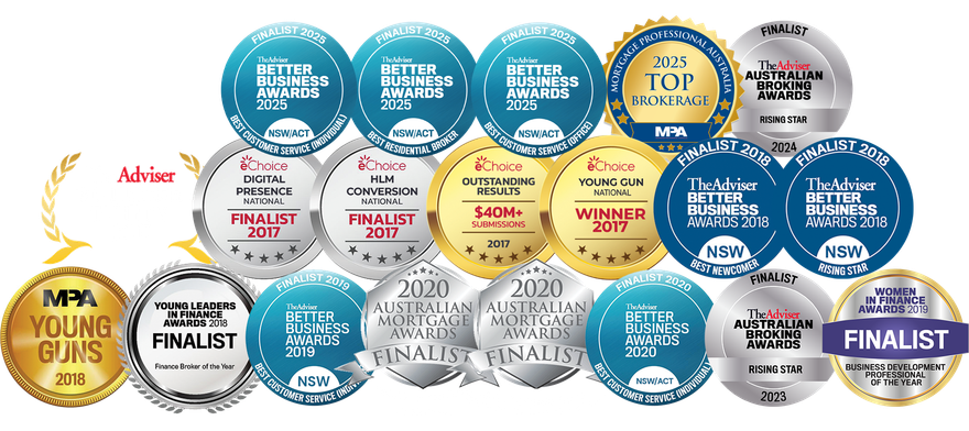 a collection of awards won by Berti Financial