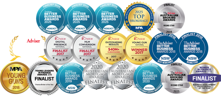 a collection of awards won by Berti Financial