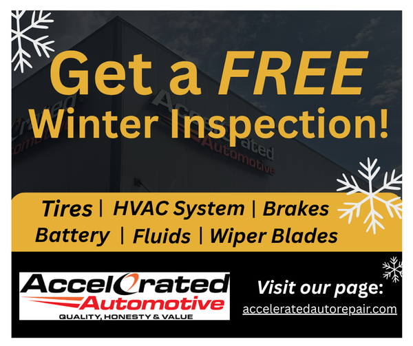 Free Winter Inspection Coupon | Accelerated Automotive
