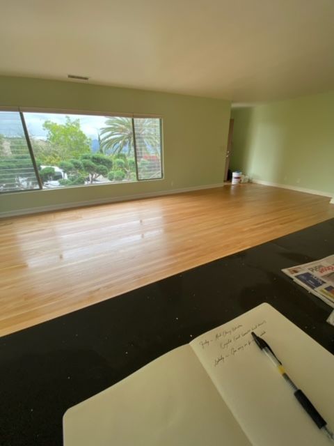 wood floor sand refinish san diego ca