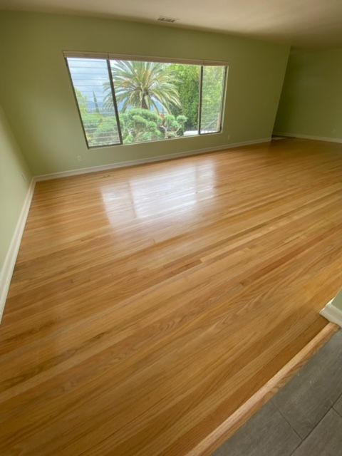 red oajk wood floor refinish san diego ca
