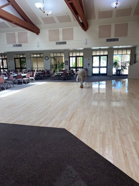 oak dance floor wooden floor sand refinish san diego ca