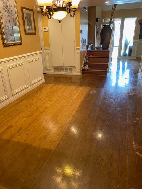 before refinishing wooden floor san diego