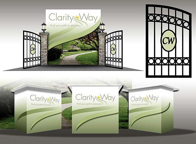 A sign that says clarity way on it