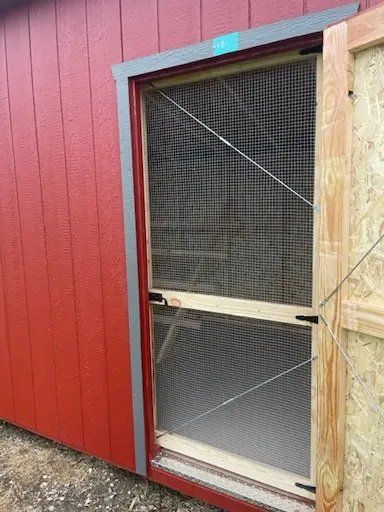 Chicken Coop Front Door - Potterville & Monroe, MI - Just Wood & Steel Sales & Design Center LLC