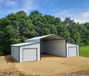 White Farmer Steel Structure — Potterville, Monroe & Gaylord, MI — Just Wood & Steel Sales & Design Center LLC