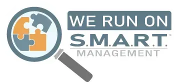 Logo of We Run on S.M.A.R.T. Management.