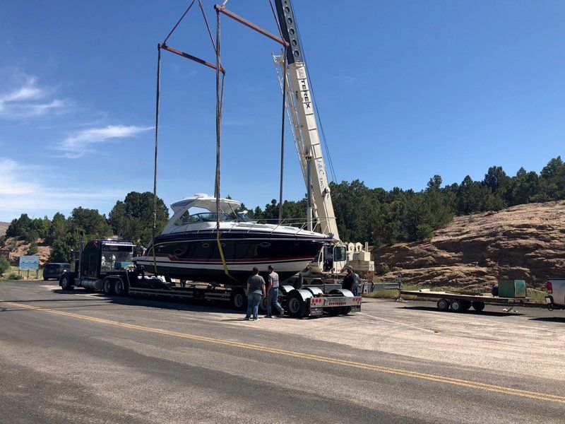 Yellow Crane Lifting Concrete Bars — Vernal, UT — J&C Enterprises Inc.