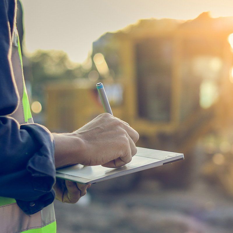 Engineer Inspecting at Construction Site — Vernal, UT — J&C Enterprises Inc.