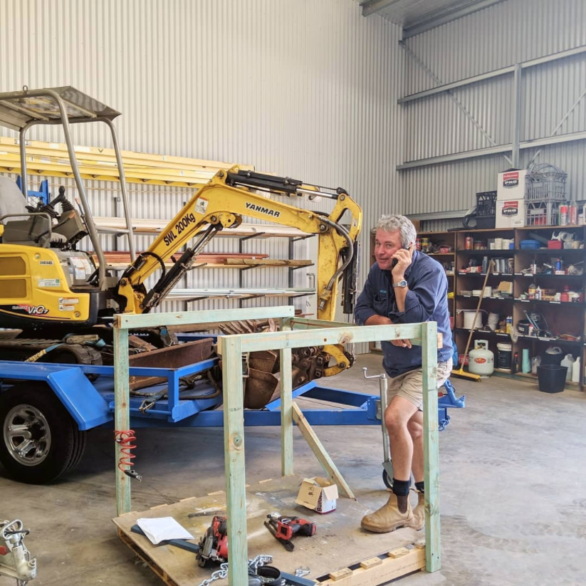Plumbers Inside Workshop — Plumbers in Harlaxton, QLD