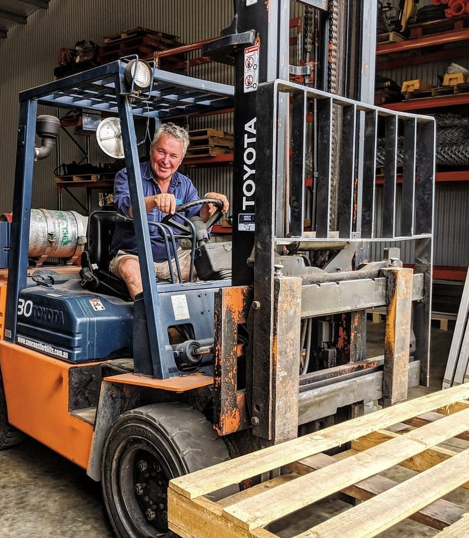 Forklift Driver — Plumbers in Harlaxton, QLD