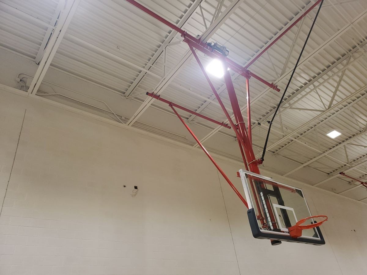 image of basketball goal install