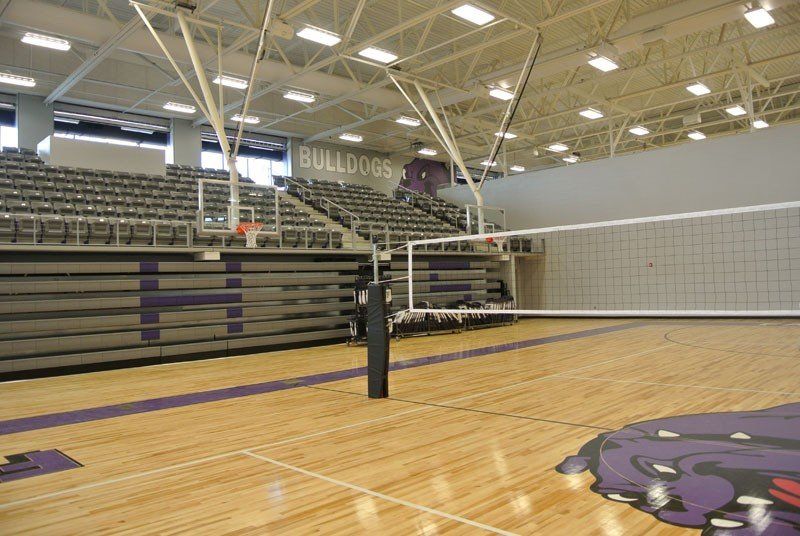 image of indoor volleyball net