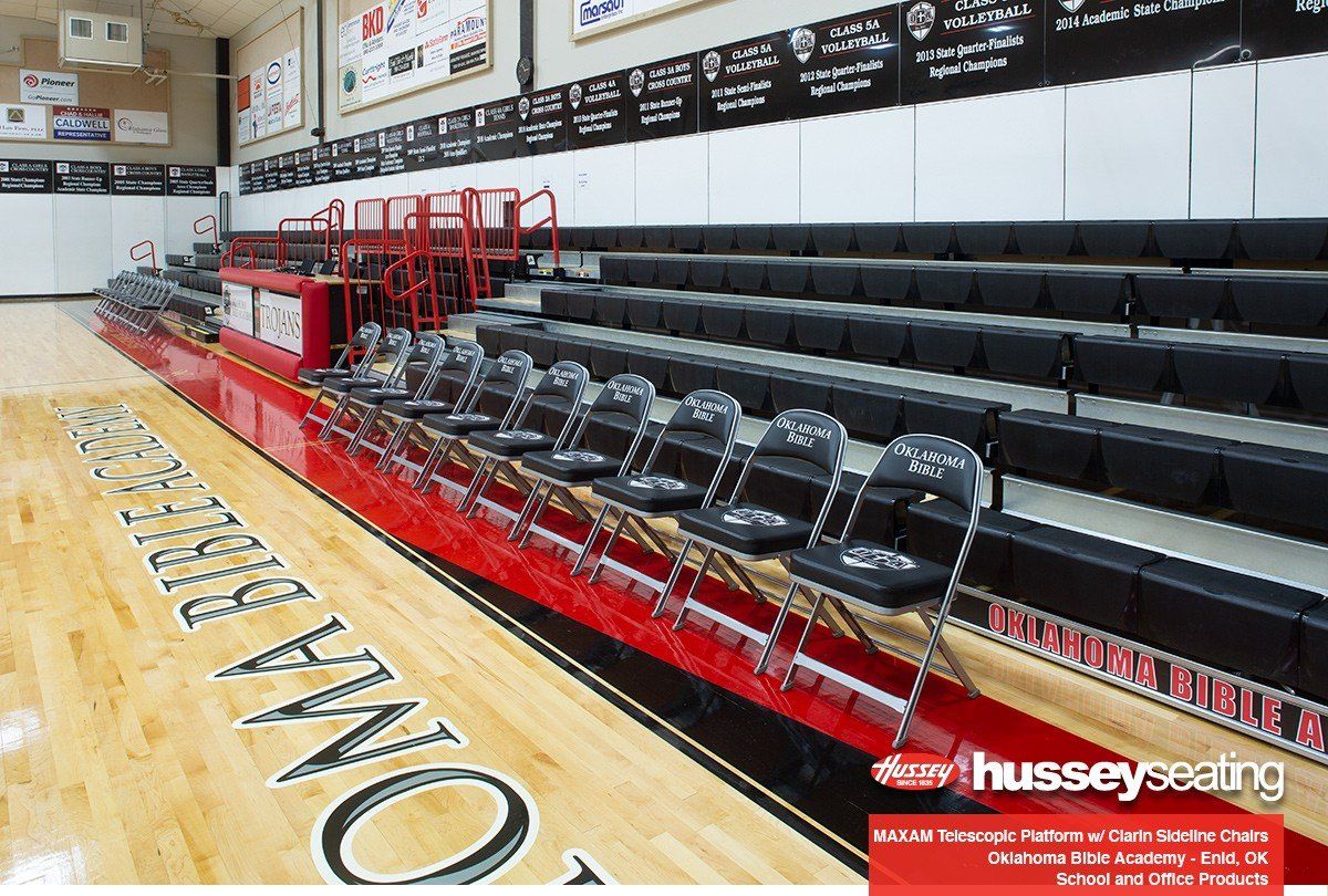 image of custom gym seating design