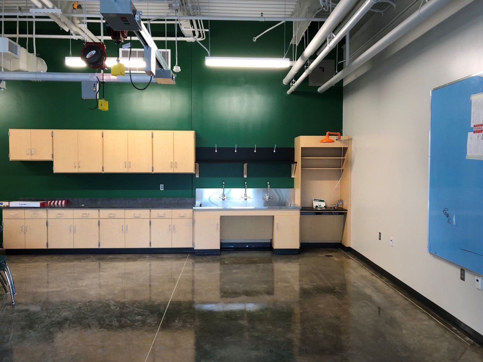 image of classroom storage space