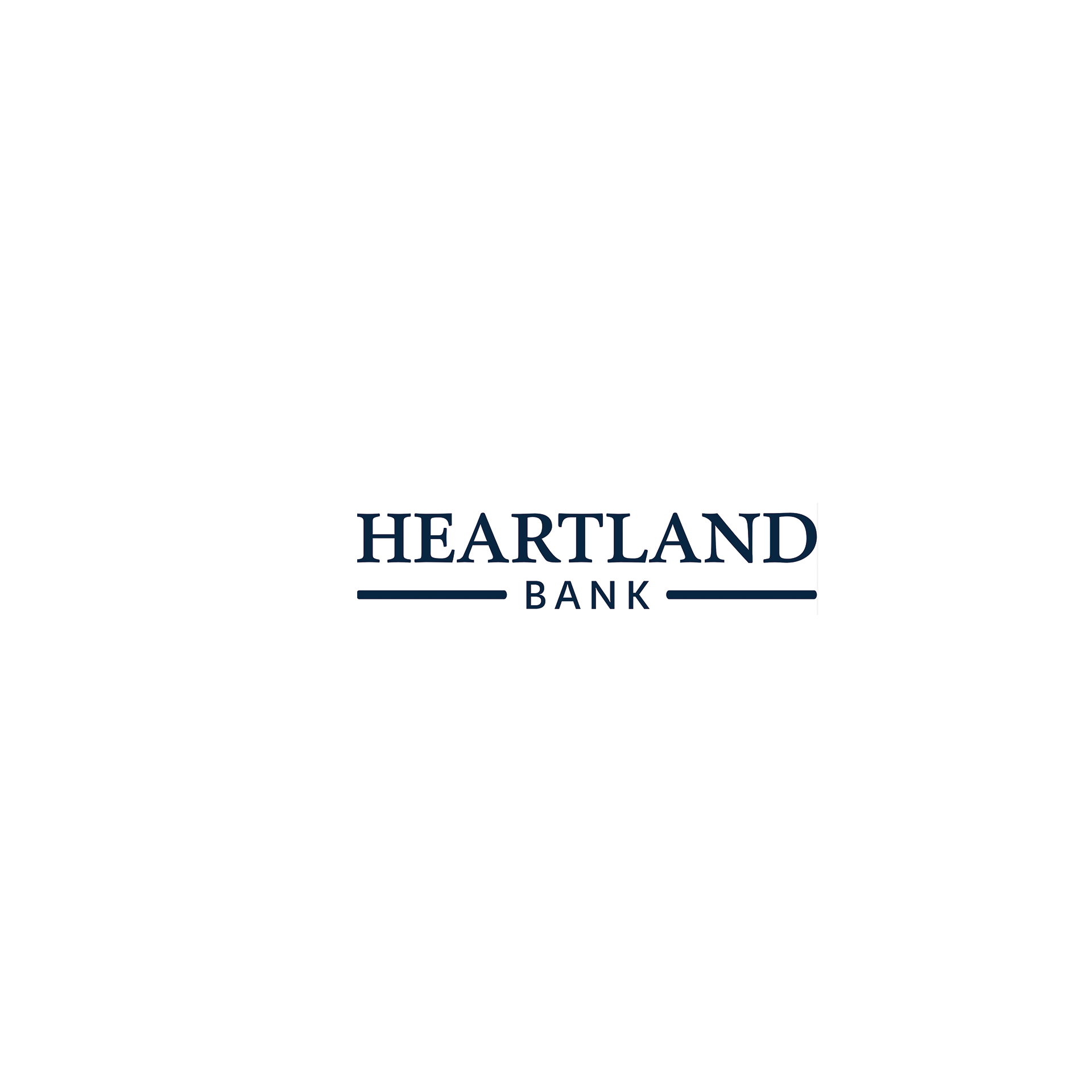 The heartland bank logo is on a white background.