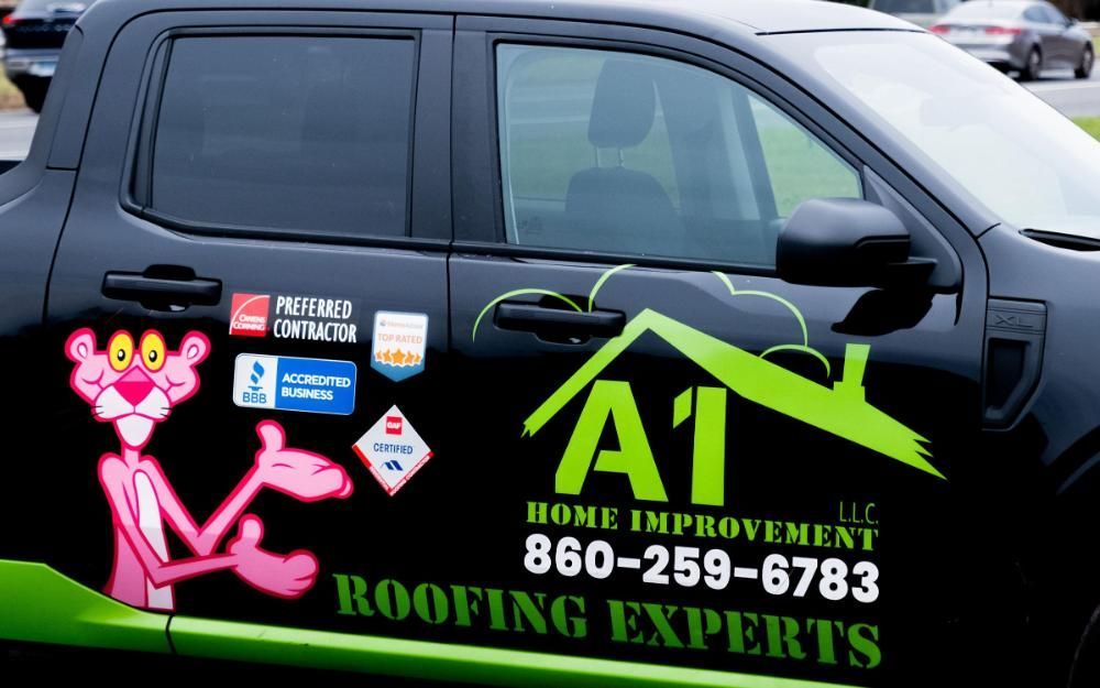 the side of an a1 home improvement ford maverick