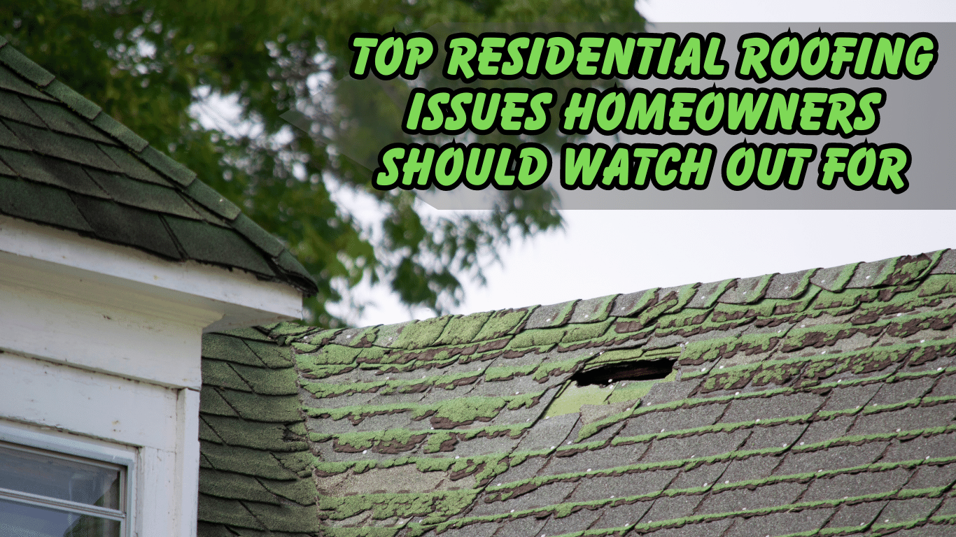 top residential roofing issues