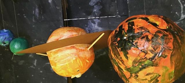 Paper Mache Solar System