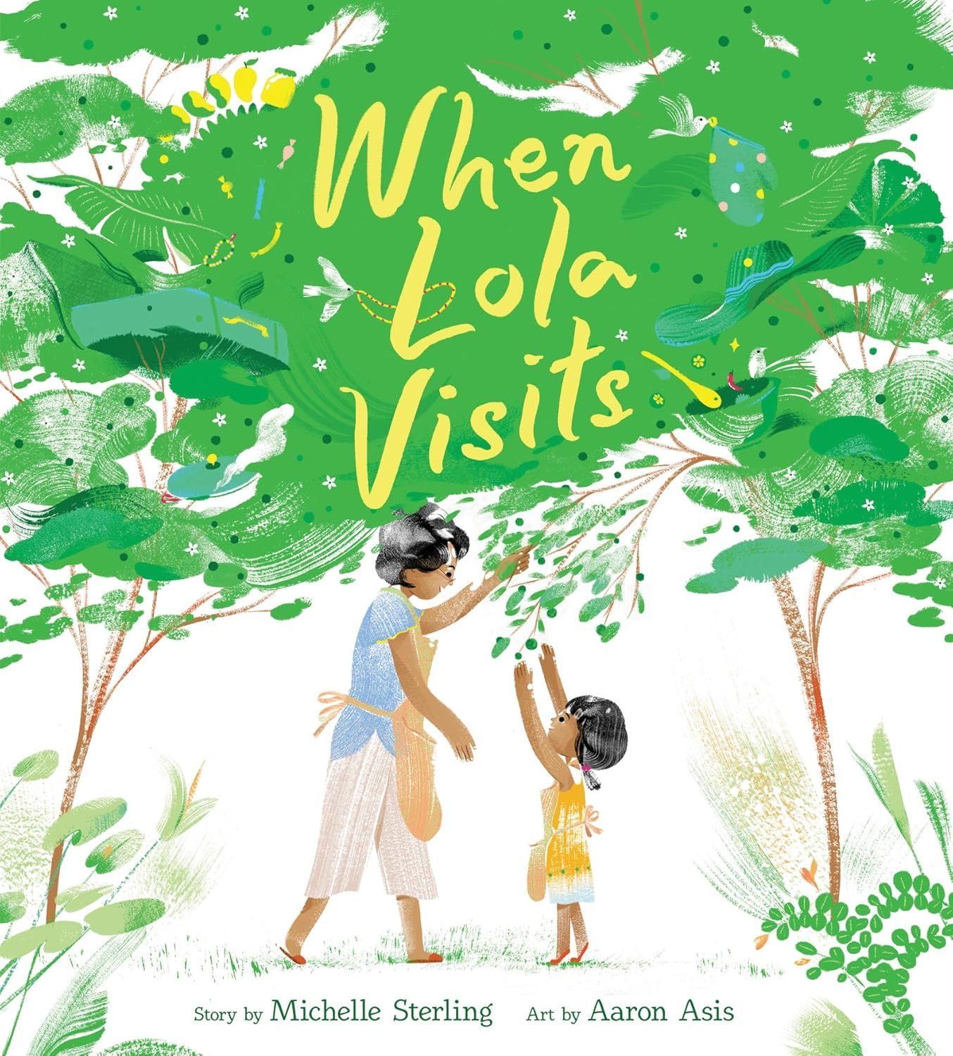 Book Cover Image: When Lola Visits  by Michelle Sterling, Illustrated by Aaron Asis