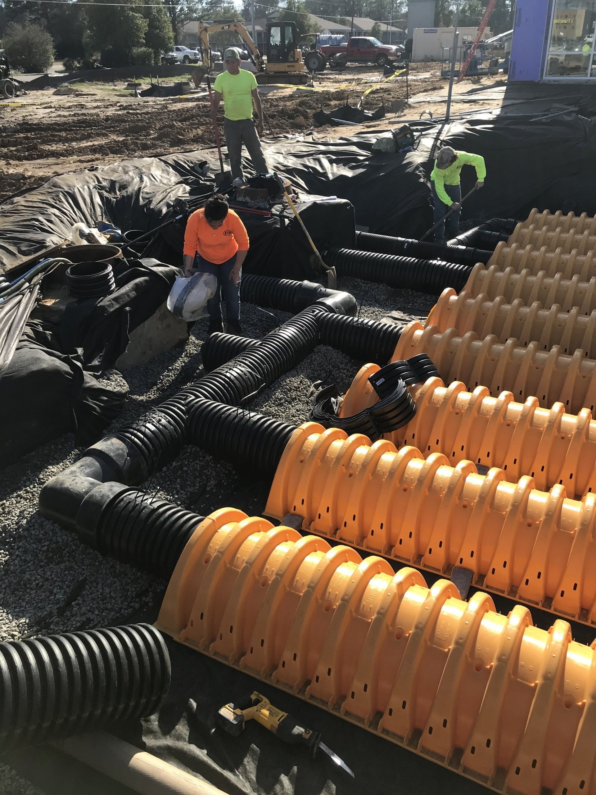Line Pipes Installation — Coward, SC — L & B Developers