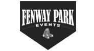 A black and white logo for fenway park events.