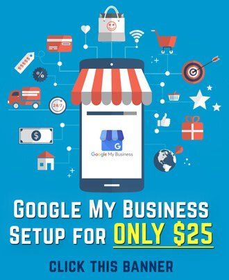 an image offering $25 for setting up Google Business Profile