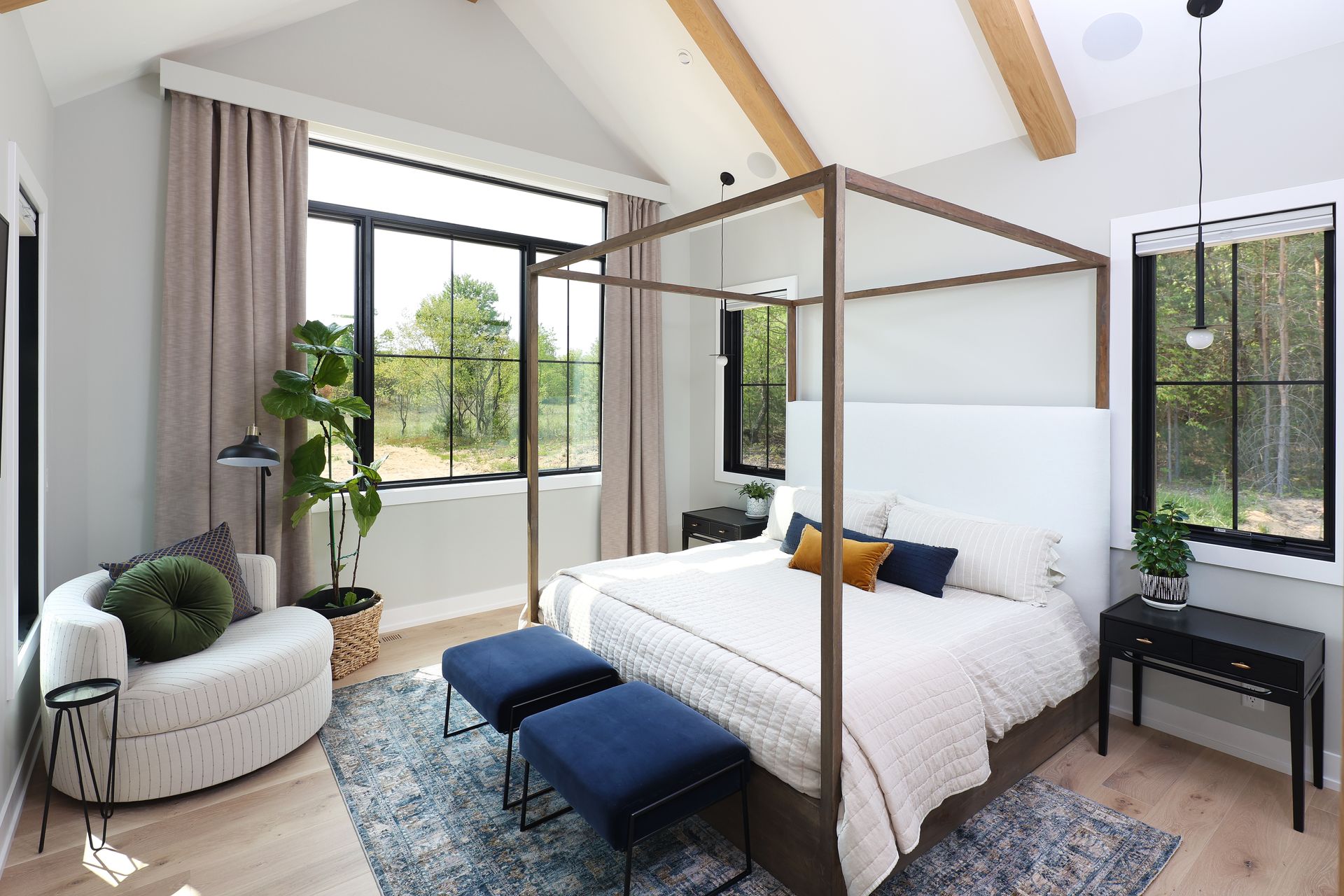 Custom-made wood flooring