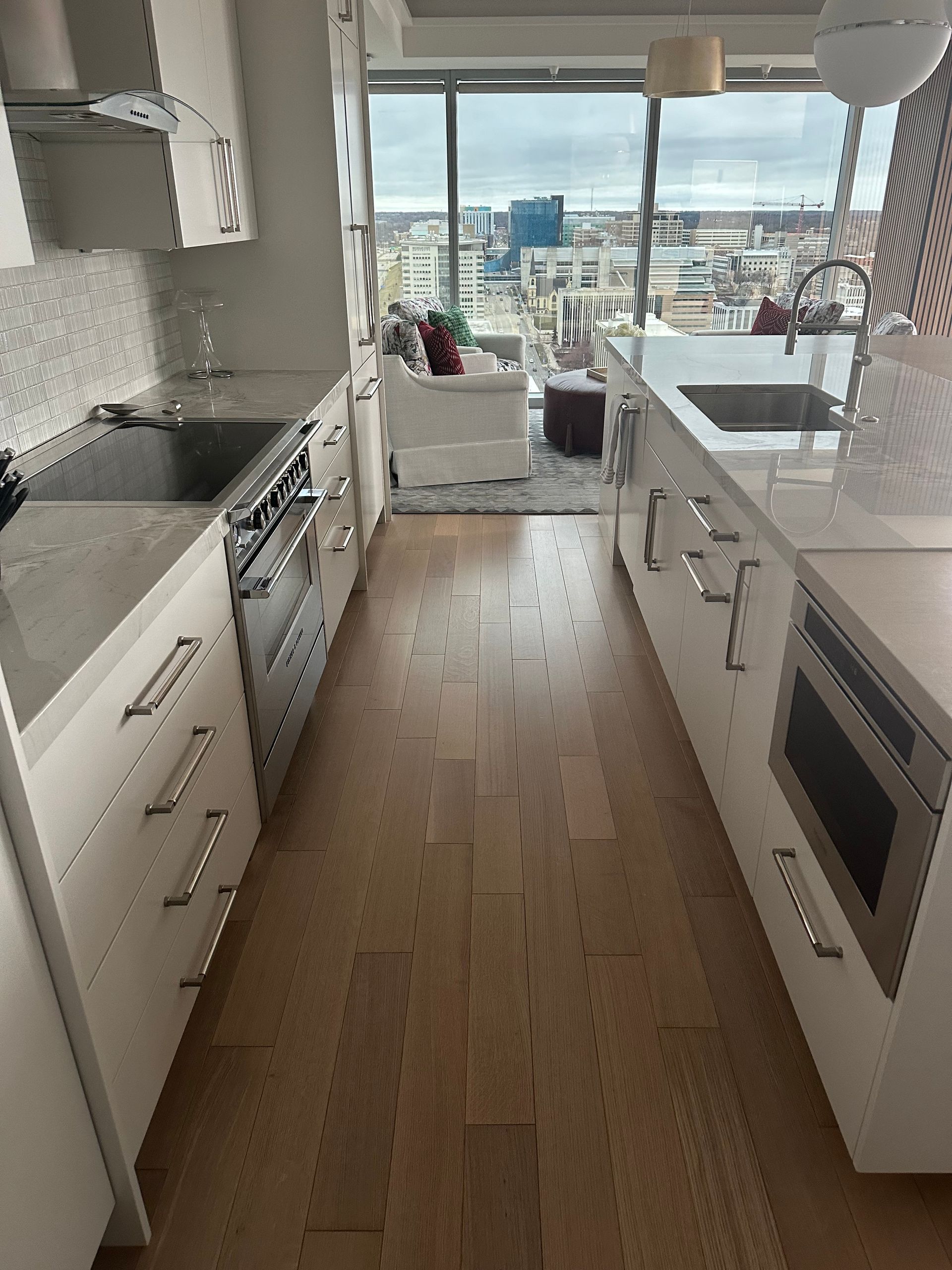 Custom-made wood flooring