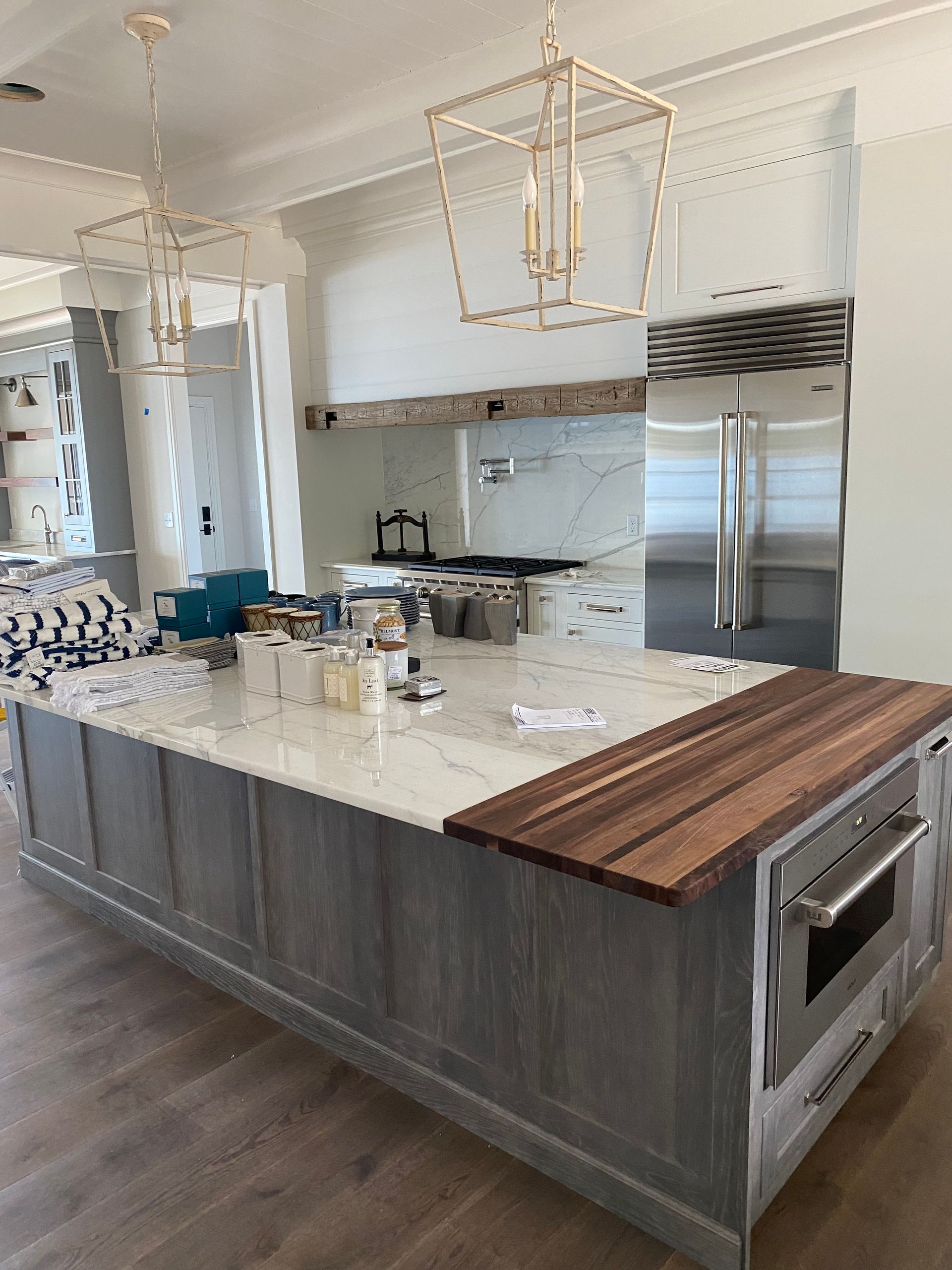 Custom-made wood flooring