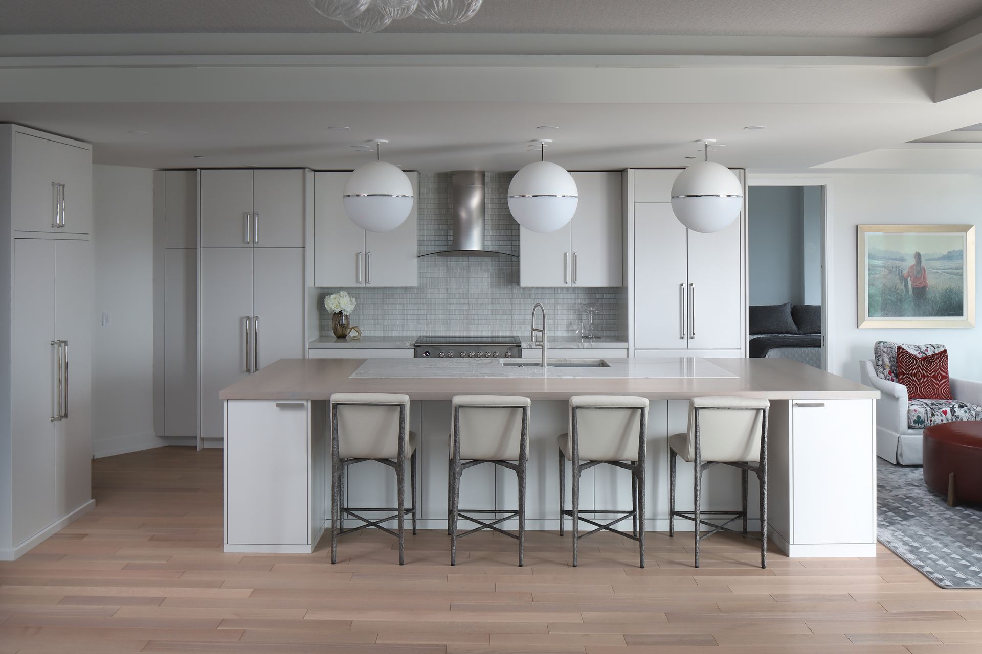 Custom-made wood flooring