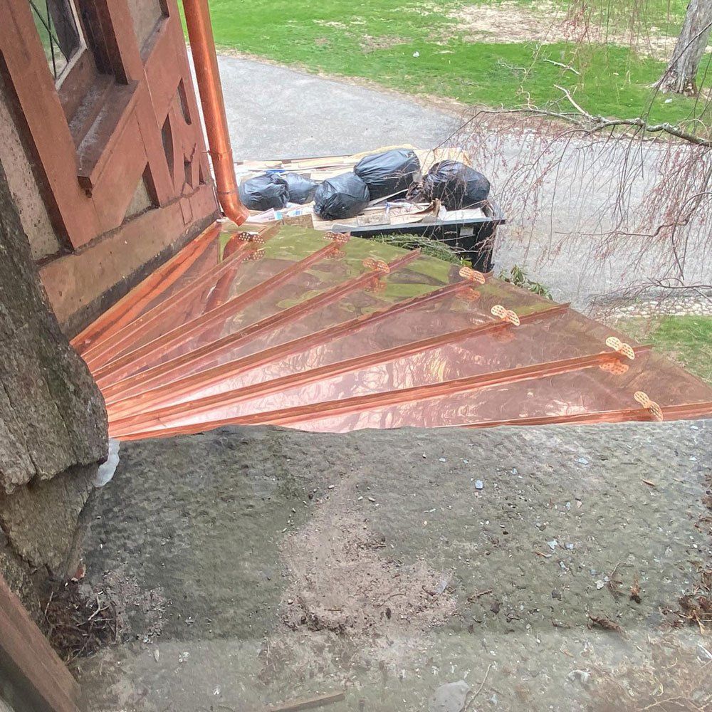 House Roofing View Before — Katonah, NY — Custom Copper & Roofing Corp
