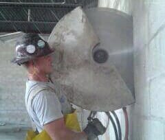 Concrete Cutting — Man Cutting Concrete in Sarasota, FL